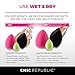 CHIC REPUBLIC Beauty Sponge Blender Set - Makeup Sponges to Blend, Conceal, Contour and Highlight for a Flawless Makeup Application, plus Cruelty Free, Eco Friendly, Latex-Free and Hypoallergenic!
