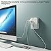 Dewenwils Wall Mount Multi Outlets Adapter, Surge Protector with 4 Rotating Outlets and Dual USB Charging Ports(5V 2.4A/Port, Total 3.4A), 1080 Joules, UL Listed