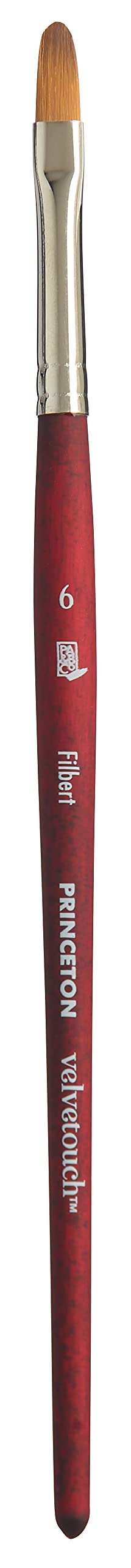 Pri Velvetouch Syn Sh Filbert Size 6