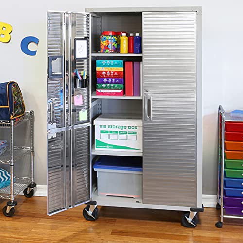 Seville Classics Full Door Rolling Storage 36" W x 18" D x 72