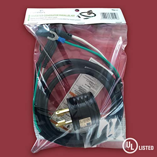 Atima for Honda Generator Eu2200i Eu2200ic Accessories, Parallel Cables Replace Honda 08E93-HPK123HI and RV 30AMP Adapter Replace Camco Non-Slip Grip Three-Prong Generator Adapter 55333 at-PIKRV - Thumbnail 6