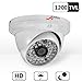 ANRAN HD 1200TVL 48 IR-LEDs High Resolution NTSC CCTV Camera Home Security Day/Night Waterproof Infrared IR Night Vision Outdoor/Indoor Wide Angel 3.6mm Lens Dome Surveillance Home Video System