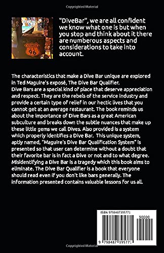 (*PDF*) The Dive Bar Qualifier: A Guide For Better Appreciation Of The Dive