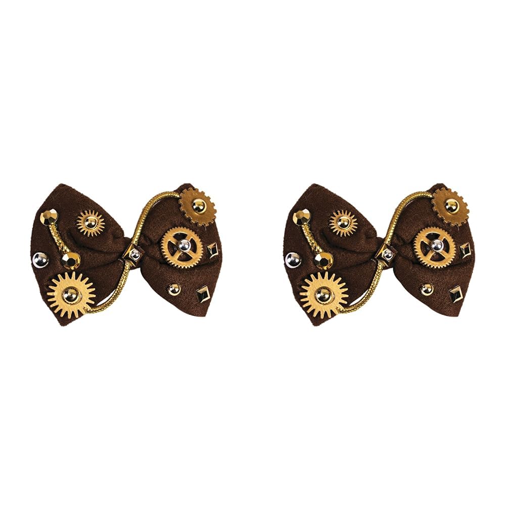 Bristol Novelty 78016 Steampunk Bow Tie, One Size Halloween