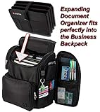 Zuca Business Backpack with Protected Laptop Compartment and Removable Expanding Document Organizer