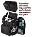 Zuca Business Backpack with Protected Laptop Compartment and Removable Expanding Document Organizer (Black)