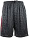 ChoiceApparel Mens Training/Basketball Shorts with Pockets (L, 249-BLACK/CHARCOAL)