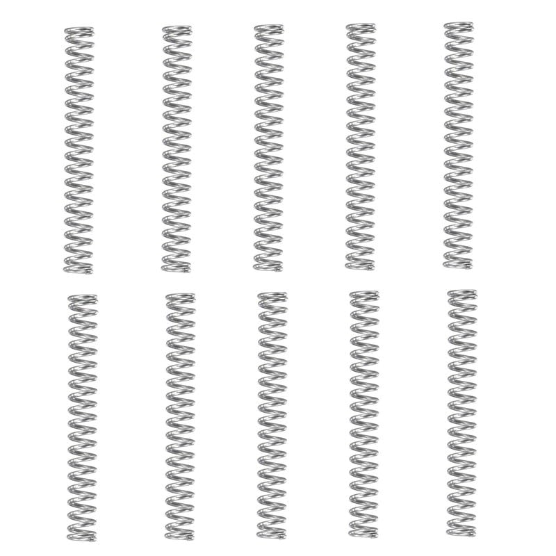 MACHSWON Compressed Spring for Furniture Screen Doors Lawn Mowers Repair Projects Stainless Steel Compression Spring 16mm OD 1mm Wire Size 35mm Free Length 10pcs