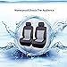 NEW ARRIVAL- CAR PASS OXFORD Waterproof Two Front Car Seat Covers Set- Universal fit for vehicles, Cars with Airbag Compatible (Black With Gray)