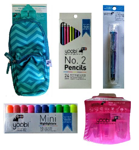 School supplies kit: includes mini backpack pencil case, mini des…
