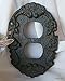 American Mercantile CM342RT Cast Iron Decorative Outlet Cover, Rustic Brown