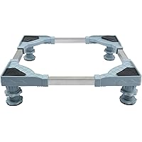 Universal Adjustable Washer and Dryer Pedestals Stand with 4 Strong Feets, Multi-Functional Adjustable Base for…