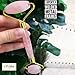 BGlam Beauty 2 in 1 Rose Quartz Roller + Gua Sha | Gift Set | - 100% Natural Rose Quartz Anti Aging Toning Face Roller and Eye Massager Jade Roller Alternative