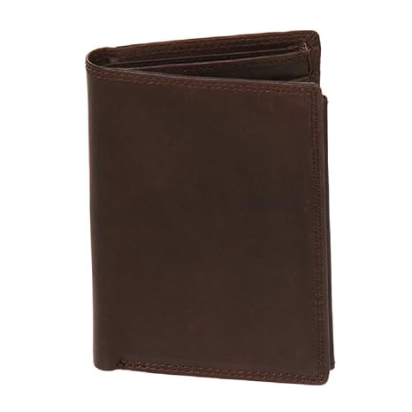 CR-57-x Leder Geldbörse Clutch Geldbeutel Portemonnaie 54825 (Dunkelbraun)