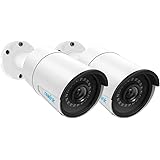 REOLINK 5MP PoE Camera (Pack of 2) Outdoor/Indoor IP Security Surveillance, IP66 Waterproof, 100ft IR Night Vision, Motion De