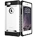 ESR Case for iPhone 6/6s, Three Layer Heavy Duty Shockproof Protective Case [Free Screen Protector] [Metal Design] [Matte Silicone Back + Thickened TPU Bumper] for iPhone 6/6s 4.7
