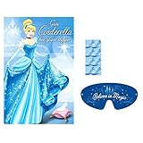 Disney Cinderella Fun Glass Slipper Birthday Party Game (1 Pack), Blue, 37 1/2