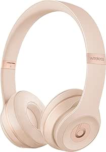 Beats Solo3 Wireless On-Ear Headphones Matte Gold - Beats by Dr Dre (Renewed)
