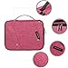 Electronic Organizer BAGSMART Travel Cable Organizer Bag for Hard Drives, Cables, Charger, Phone, USB, SD Card (Pink-Large)
