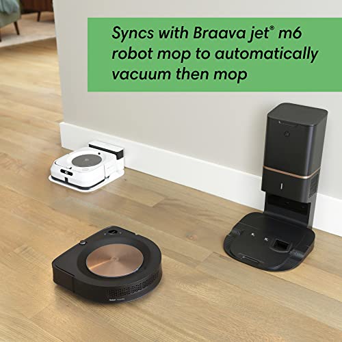 iRobot Roomba s9+ Self Emptying Robot Vacuum - Self-Empty for 60 Days, Detects & Cleans Around Objects in Your Home, Smart Mapping, Powerful Suction, Corner & Edge Cleaning - View 10