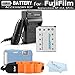 Battery And Charger Kit For Fujifilm FinePix XP70, XP80, XP90, XP120 Waterproof Digital Camera Includes Replacement (1000Mah) For Fuji NP-45A, NP-45s Battery + Ac/Dc Charger + Float Strap + More