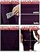 ODODOS High Waist Out Pocket Yoga Capris Pants Tummy Control Workout Running 4 Way Stretch Yoga Capris Leggings,DeepPurple,Medium
