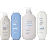 Method Simply Nourish, Body Lotion 14 Fl Oz, Body Wash 28 Fl Oz, Moisturizing Shampoo 14 Fl Oz, Moisturizing Conditioner 13.5 Fl Oz (Variety Pack)