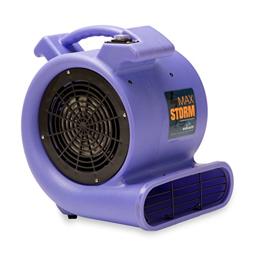 Max storm 1/2 hp durable lightweight air mover carpet d…