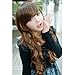 Vktech Width 25cm Lady Sexy Stylish Long Curl Wavy Clip-on Hair Extension (Light Brown)