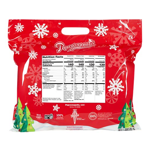 Popcornopolis Gourmet Popcorn Snacks, Holiday12 Cone Variety Snack