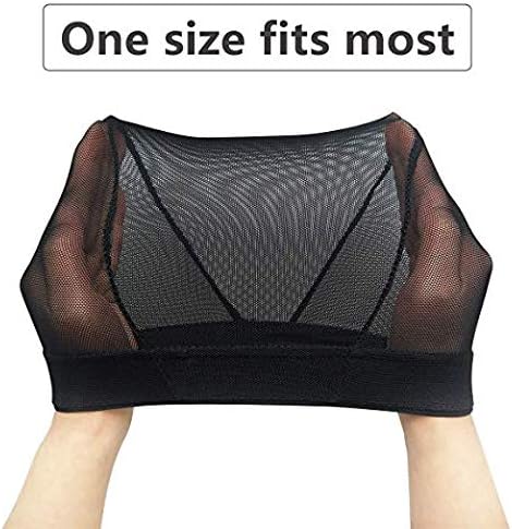 CODOHI 10 Packs Dome Wig Cap for Men Women All Round Stretchy Spandex Full Wig Cap, Weaving Mesh - Black - Image 5