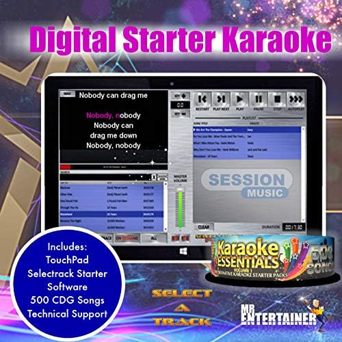 Touchpad Karaoke Player. Amazing Touch Screen Karaoke Tablet with 500