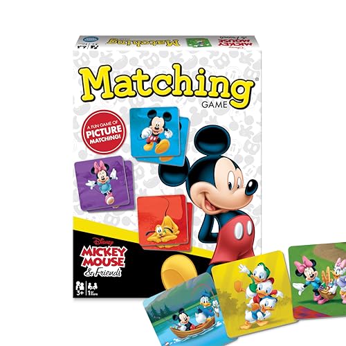 Wonder Forge Mickey Mouse Matching Game - Fun and Educational Disney Memory Card Game for Toddlers, Kids, Boys and Girls Ages 3-5 - Develops Focus, Analysis, and Learning Skills