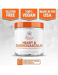 Genius Heart & Cardiovascular Health Supplement - Cholesterol Lowering Vein & Blood...