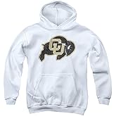 University of Colorado Official Distressed Primary Youth Kids Boy/Girls Pull-Over Hoodie Sweatshirt