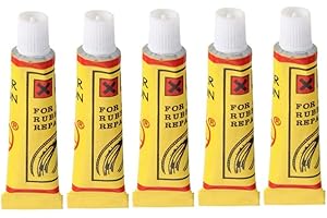 Bike Tyre Repair Glue - Bicycle Inner Tube Patch Kit, Puncture Repair Tools 5PCS