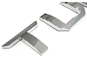 Tailgate Letters Inserts Compatible with 2022 2023 2024 2025 Tundra Models 3D Emblems with Strong Adhesive - Silver