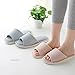 mianshe Women's and Men's House Slippers Non-Slip Open Toe Couple Sandals Knitted Cotton Mules Shoes