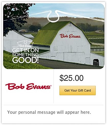 Bob Evans Gift Card - E-mail Delivery