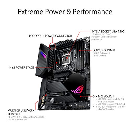 ASUS-ROG-Maximus-XII-Hero-WI-FI-Placa-Base-Gaming-ATX-Intel-de-10a-Gen-Z490-LGA-1200-con-VRM-de-142-Fases-Wi-Fi-6-LAN-5-Gigabit-USB32-Gen2-Triple-M2-SATA-e-iluminacin-RGB-Aura-Sync