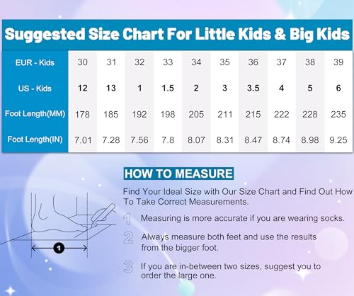 ANEFUN Kids Skating Shoes for Boys Girls Boys with Detachable Wheels