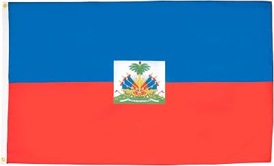 AZ FLAG Haiti Flag 3x5 ft 100D Polyester with 2 Brass Grommets