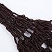 JISEN® Baby Newborn Photography Props Hammock Handmade Crochet Knitted Unisex Baby Cap Outfit photo prop (Brown)