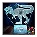 LLAMEVOL Dinosaur Kids Night Lights T Rex Christmas Gift Birthday Dino Toys 3D Illusion Lamp Boy Girl 7 Color