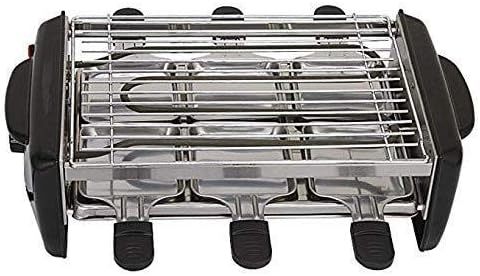 review Asdasd Electric Grill Electric Oven Double Grill Home Smoke Free Electric Grill Commercial Plate Teppanyaki Barbecue Machine 1200W