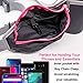 fitter's niche Hydration Fanny Pack, Water Bottle Holster Holder Running Belt for Men Women, fits iPhone Xs 8 Samsung, Reflective Water Resistant Waist Bag, Ideal for Hiking Travel Trips Outdoors