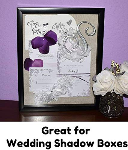 image for Tasse Verre 12x15” Display Shadow Box Frame with Linen Background an