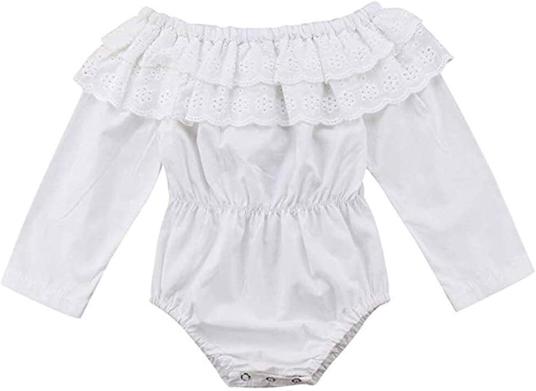 white lace high neck long sleeve jumpsuit