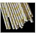 ISKYBOB 100 Pack Fruit Patterned Drinking Paper Straws Disposable Biodegradable,7.48'' Long (Lemon)