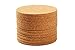 Set of 12 Round Coasters - Absorbent Cork Drink Coasters - Great for Cups, Mugs, Glass, Jugs and More - 4in by 1/4in